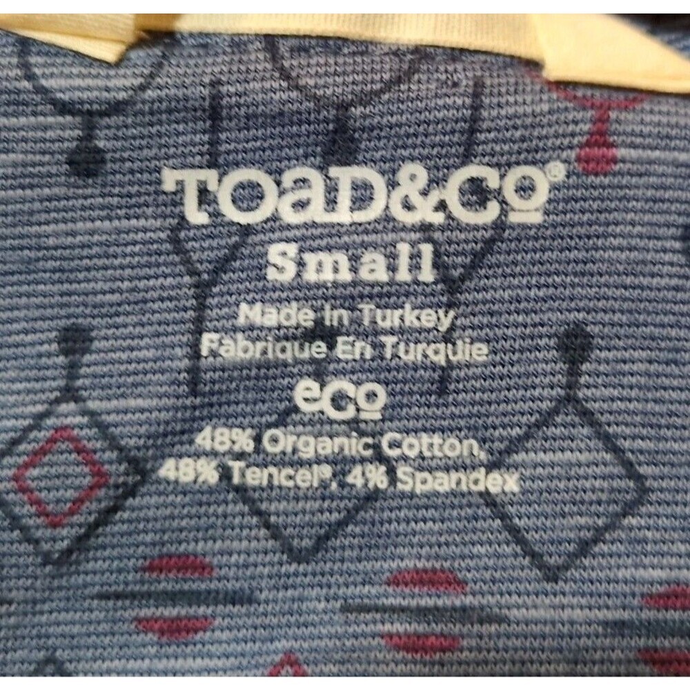 Toad&Co Rosalinda Dress Sz S Blue 3/4 Sleeve Gorpcore Outdoor Hike Casual Travel - Picture 5 of 9